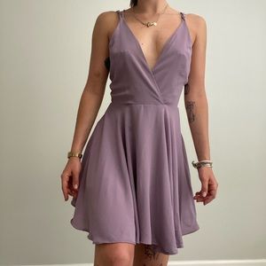 Urban outfitters lavender backless dress